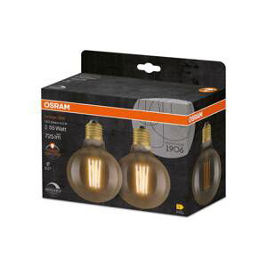 OSRAM OSRAM Vintage 1906 LED globe E27 6,5W dim 2ks