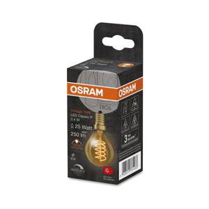 OSRAM OSRAM Vintage 1906 LED kapka E14 3,4W gold dim