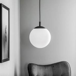 TK Lighting Závěsné svítidlo Maxi se skleněným stínidlem, jedno světlo Ø 25 cm