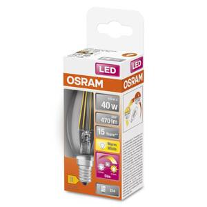 OSRAM Žárovka OSRAM LED E14 4W GLOWdim čirá