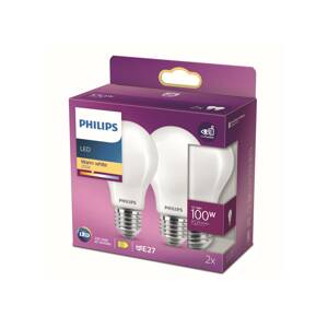 Philips Philips LED žárovka E27 10,5W 2 700K opál 2ks