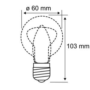 Paulmann Paulmann LED žárovka B22d A60 9W 2 700K opál