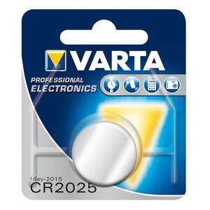 Varta CR2025 3V 165 mAh lithium knoflíková baterie