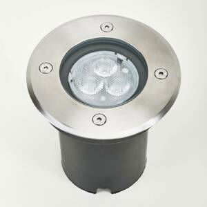 Lucande IP67 – LED zemní zápustné svítidlo Ava, kulaté