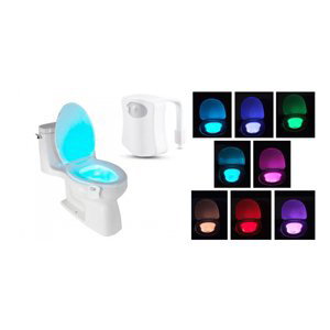 LED osvětlení toalety - s pohybovým senzorem