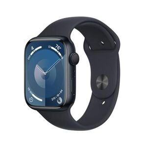 Apple Watch Series 9 GPS 41mm Silver Aluminium Case with Storm Blue Sport Band - M/L