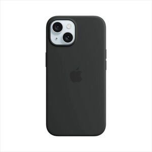 Apple iPhone 15 Silicone Case with MagSafe - Black