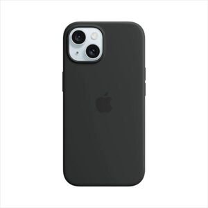 Apple iPhone 15 Plus Silicone Case with MagSafe - Black