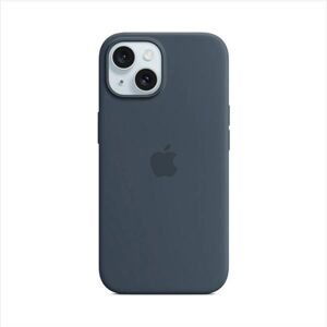 Apple iPhone 15 Silicone Case with MagSafe - Storm Blue