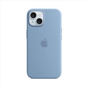 Apple iPhone 15 Silicone Case with MagSafe - Winter Blue