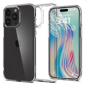 Pouzdro Spigen Ultra Hybrid pro Apple iPhone 15 Pro, transparentní