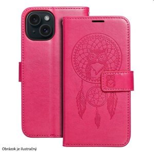 Pouzdro MEZZO Book dreamcatcher pro Apple iPhone 15, magenta