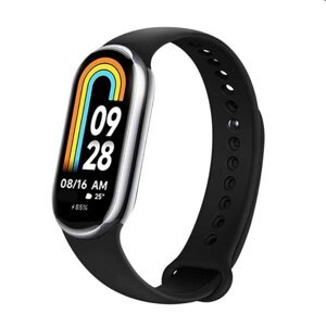 FIXED Silikonový řemínek pro Xiaomi Mi Band 8, černý