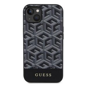 Guess PU G Cube MagSafe Zadní Kryt pro iPhone 15, black