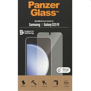 Ochranné sklo PanzerGlass UWF AB pro Samsung Galaxy S23 FE, černé