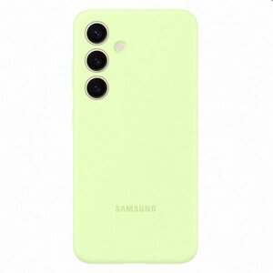 Pouzdro Silicone Cover pro Samsung Galaxy S24, light green
