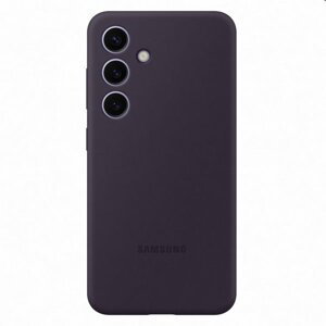 Pouzdro Silicone Cover pro Samsung Galaxy S24, dark violet