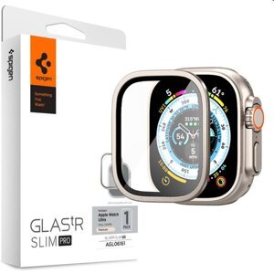 Spigen ochranné sklo Glas.tR Slim Pro pro Apple Watch Ultra, titanium