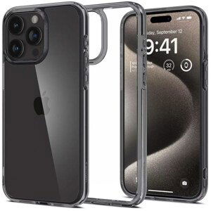 Pouzdro Spigen Ultra Hybrid pro Apple iPhone 15 Pro Max, šedé