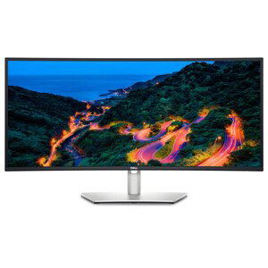 DELL U3423WE zakřivený monitor, 34.14", IPS LCD, WQHD, 3440x1440, 21:9, 5 ms, 2000:1, 300cd, HDMI, DP, USB 3.0, USB-C, LAN, černý