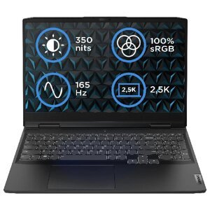 Lenovo IdeaPad Gaming 3 15ARH7, Ryzen5 7535HS, 16/512 GB-SSD, 15,6" WQHD IPS, AG RTX4050-6 GB, DOS, Onyx Grey