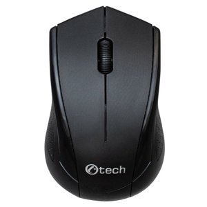Bezdrátová myš C-Tech WLM-07, USB přijímač, 1200 DPI, černá
