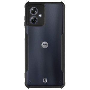 Pouzdro Tactical Quantum Stealth pro Motorola G54 5G/Power Edition, transparentní/černé