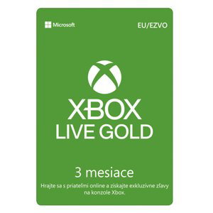 Xbox Live GOLD 3 měsíční předplatné CD-Key