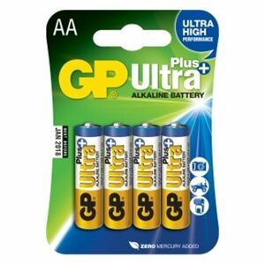 GP alkalická baterie ULTRA PLUS AA (LR6) 4BL