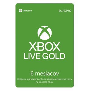 Xbox Live GOLD 6 měsíční předplatné CD-Key
