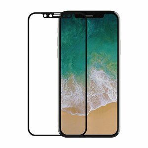 Devátá ochranné sklo FS Anti-Fingerprints pro iPhone X/XS/11 Pro-Black Frame