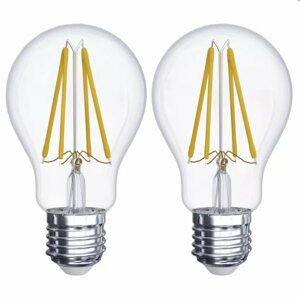 EMOS LED Žárovka Filament A60 6W E27, teplá bílá - 2ks