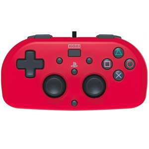 HORI Wired Mini Gamepad for Playstation 4, red