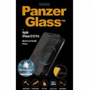 Ochranné sklo PanzerGlass Case Friendly AB pro Apple iPhone 12 Pro, černé