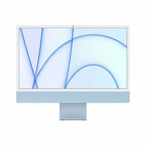 iMac 24" 4.5K Apple M1 8-core CPU 8-core GPU 8GB 256GB, blue