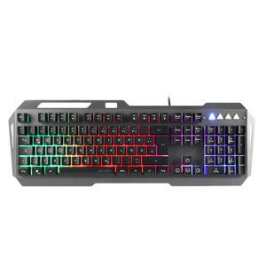 Speedlink Lunera Metal Rainbow Gaming Keyboard, black, US layout