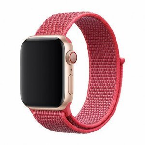 Sportovní náhradní řemínek Devia Deluxe Sport3 Series pro Apple Watch 40mm, koralovočervený