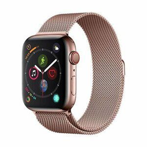 Elegantní kovový řemínek Devia Milanese Loop pro Apple Watch 40mm, růžovo-zlatý