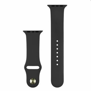 Silikonový řemínek COTEetCI pro Apple Watch 42/44/45mm, černý