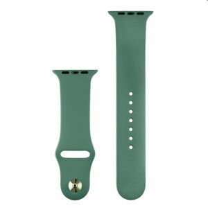 Silikonový řemínek COTEetCI pro Apple Watch 42/44/45mm, píniově zelená
