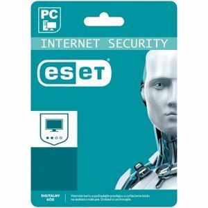 ESET Internet Security pro 1 počítač na 12 měsíců SK (elektronická licence)