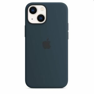 Apple iPhone 13 mini Silicone Case with MagSafe, abyss blue