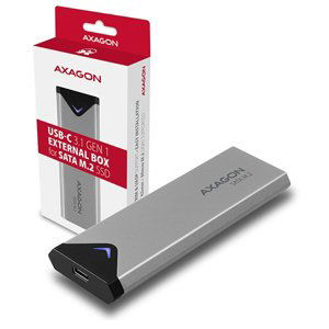 AXAGON EEM2-U3C USB-C 3.1 Gen 1 - M.2 SATA SSD 42-80mm box