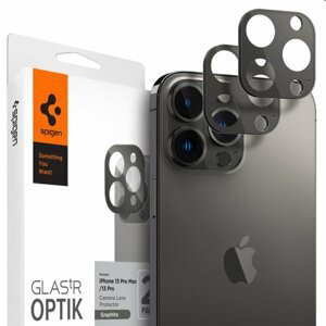 Spigen ochranné sklo na fotoaparát pro iPhone 13 Pro/13 Pro Max, graphite