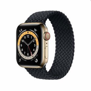 COTEetCI nylonovy náramek 161 mm pro Apple Watch 38/40/41 mm, černy