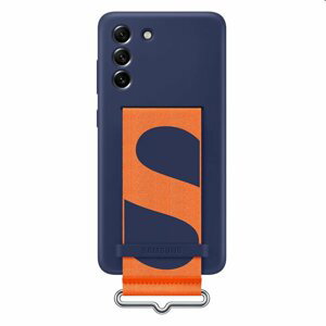 Pouzdro Silicone Strap Cover pro Samsung Galaxy S21 FE 5G, navy