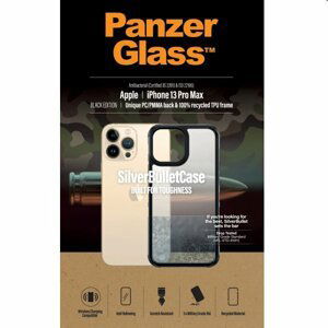 Pouzdro PanzerGlass SilverBullet ClearCase AB pro Apple iPhone 13 Pro Max, černé