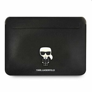 Karl Lagerfeld Saffiano Ikonik Computer Sleeve 13/14", černé