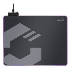 Speedlink Levas LED Soft Gaming Mousepad - Size M, black