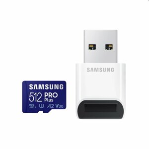 Samsung PRO Plus Micro SDXC 512GB + USB adaptér